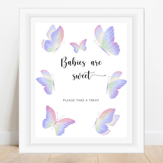 Póster Bebés mariposa son dulces  (Subido por el creador)