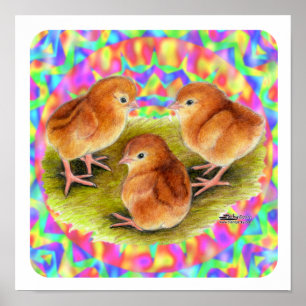 Póster Bebés rojos