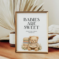 Bebés Son Dulces Nuevo Capítulo Oso Fiesta de Bebé