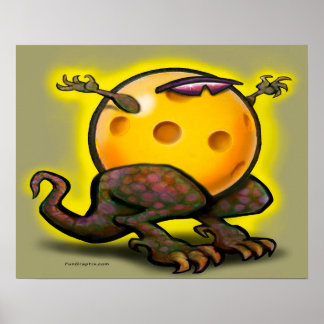 Póster Bebida de bolas de pollo
