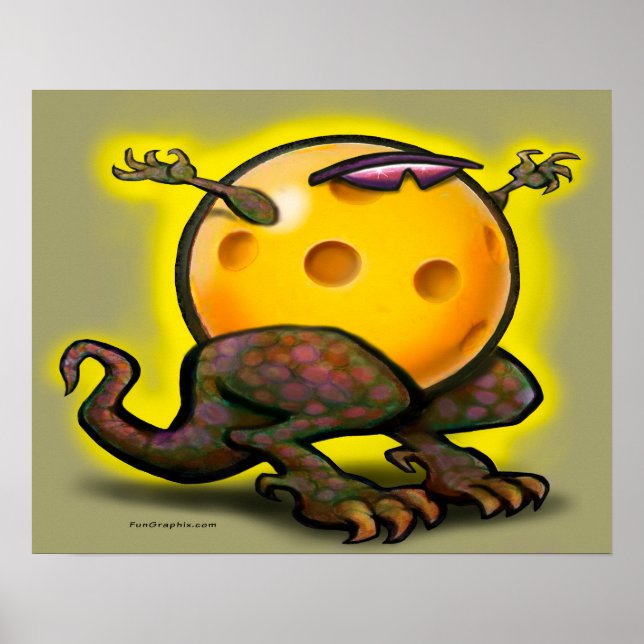 Póster Bebida de bolas de pollo (Frente)