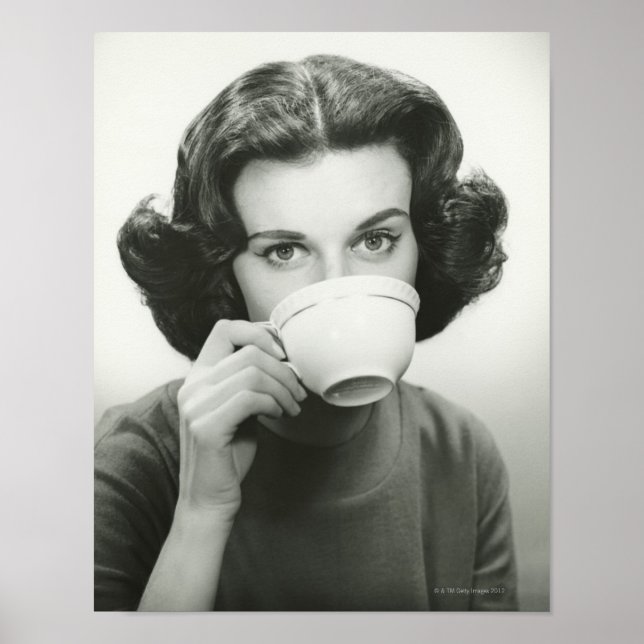 Póster Bebida de mujer (Frente)