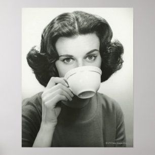 Póster Bebida de mujer