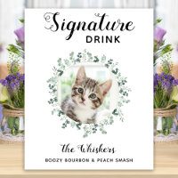 Bebida emblemática para bodas de gatos Bar de cóct