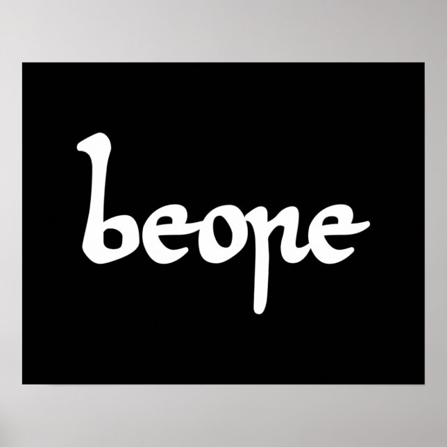 Póster Bebida inglesa antigua (Frente)