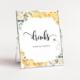 Póster Bebidas acuosas te ayudan