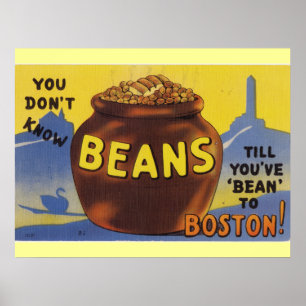 Póster Bebidas al horno de Boston