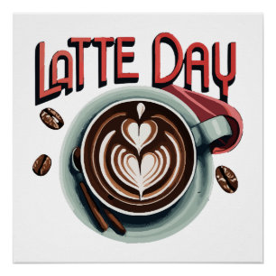 Póster Bebidas de Café