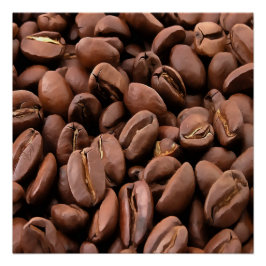 Póster Bebidas de café tostadas artísticas