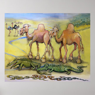 Póster Bebidas del desierto