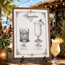 Bebidas Destacadas Boda De Él y Ella