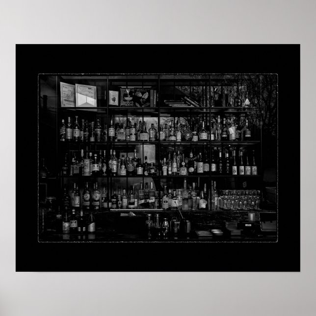 Póster Bebidas No 2 con borde (Frente)