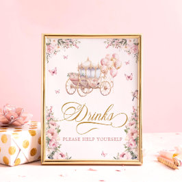 Póster Bebidas para transporte Princesa Por Favor Ayúdens