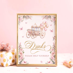 Póster Bebidas para transporte Princesa Por Favor Ayúdens
