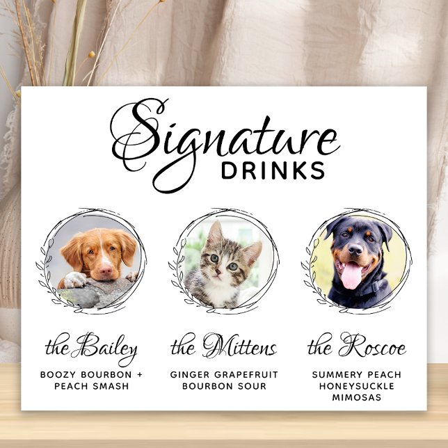 Póster Bebidas Personalizadas de Mascotas Barra de Firma  (Subido por el creador)
