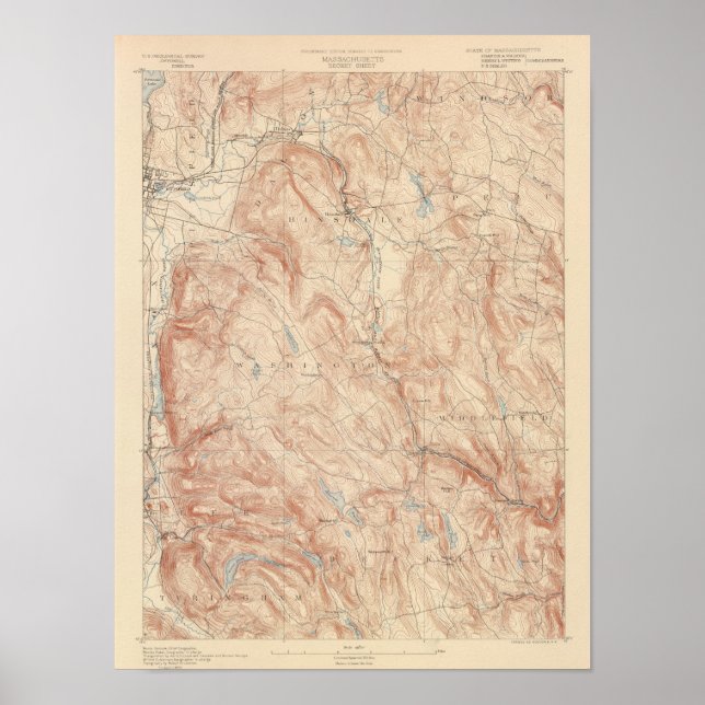 Póster Becket, Massachusetts (Frente)