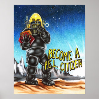 Póster Become a PEL Citizen Poster