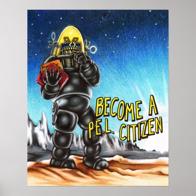 Póster Become a PEL Citizen Poster (Frente)