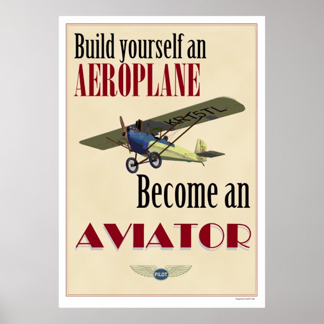 Póster Become an Aviator (Frente)