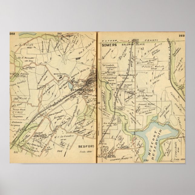 Póster Bedford, Nueva York 4 (Frente)