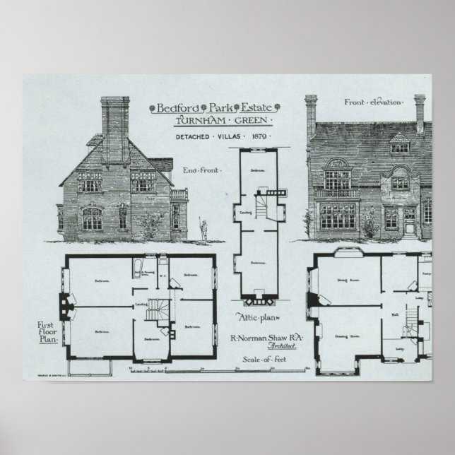 Póster Bedford Park Estate (Frente)