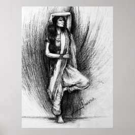 Póster Bedhund - pintura figurativa