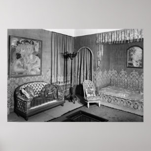 Póster Bedroom belonging to Jeanne Lanvin  c.1920-25
