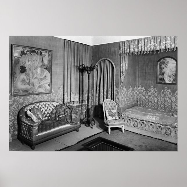 Póster Bedroom belonging to Jeanne Lanvin  c.1920-25 (Frente)