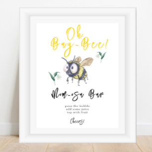 Póster Bee - bar mamá-osa