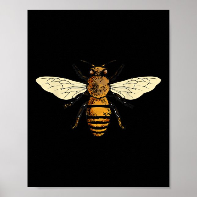 Póster Bee Beekeeper I Bebe Abeja Abeja de Protección Amb (Frente)