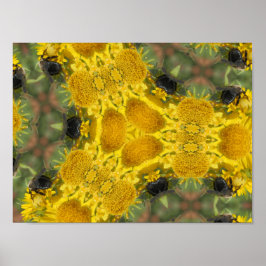 Póster Bee in a Kaleidoscope
