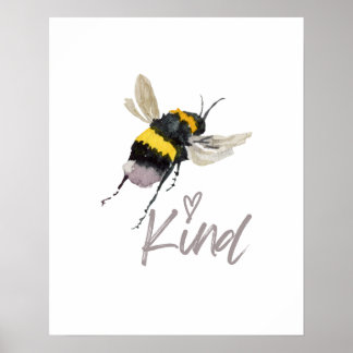 Póster Bee Kind