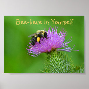 Póster Bee-lieve In Yourself