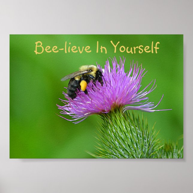 Póster Bee-lieve In Yourself (Frente)