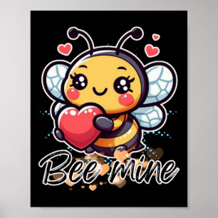 Póster Bee Mine Pegatina
