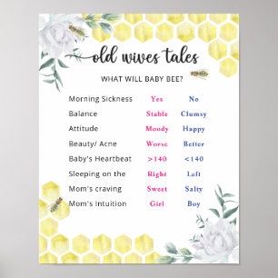 Póster Bee Old Wives cuenta de la Junta de Revelación de