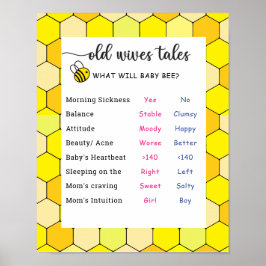 Póster Bee Old Wives cuenta de la Junta de Revelación de