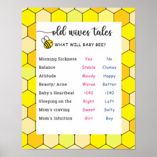 Póster Bee Old Wives cuenta de la Junta de Revelación de