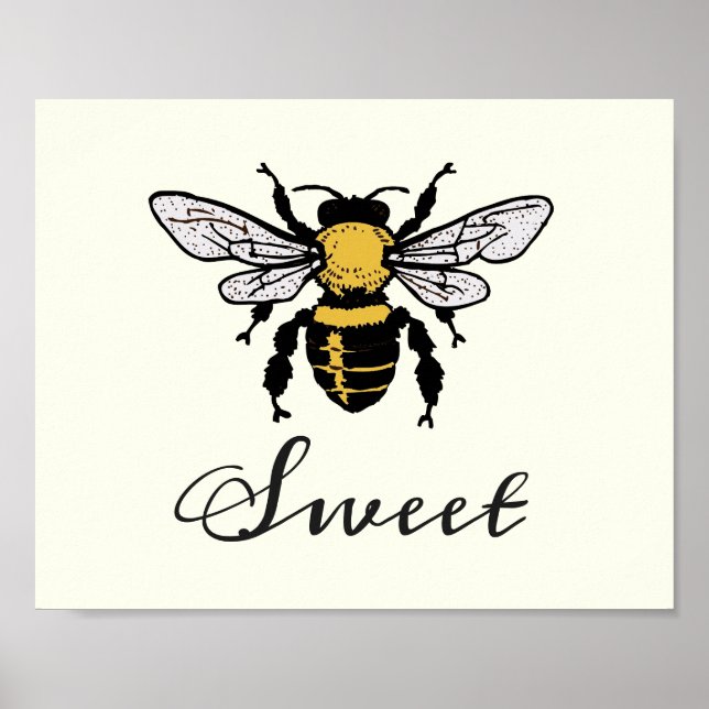 Póster Bee Sweet (Frente)