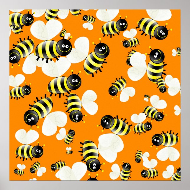 Póster Bee Wallpaper (Frente)