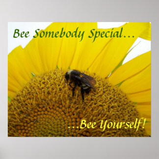Póster Bee Yourself Poster