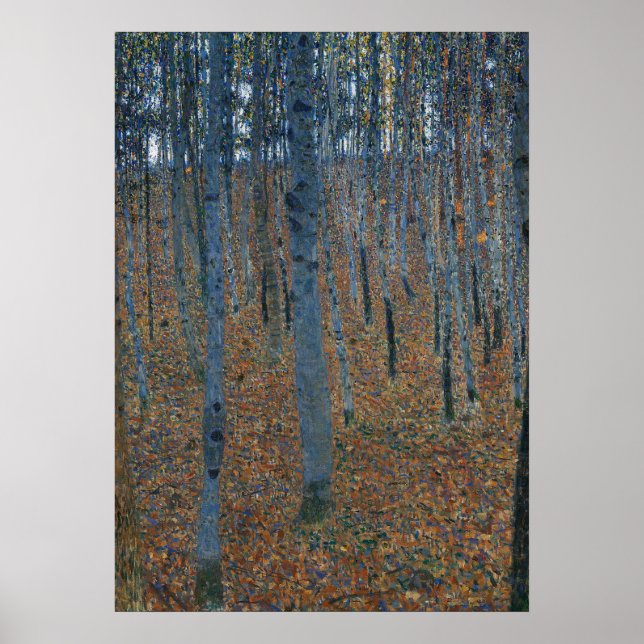 Póster Beech Grove I de Gustav Klimt Painting (Frente)
