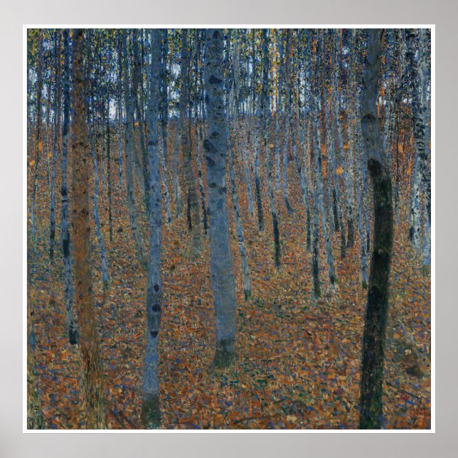 Póster Beech Grove I Gustav Klimt (Frente)