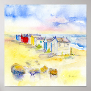 Póster Beech Huts
