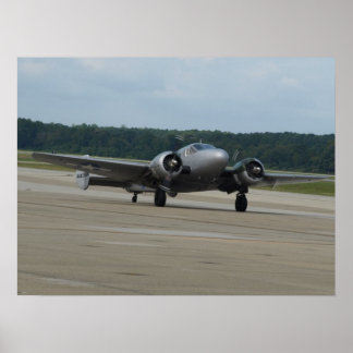 Póster Beechcraft Model 18/UC-45 Expeditor.