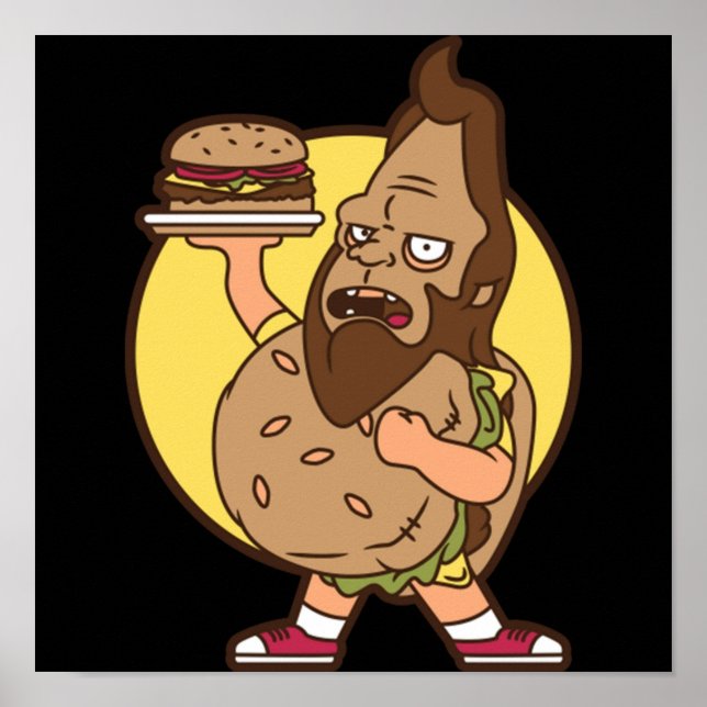 Póster Beefsquatch Big Boy TShirt (Frente)