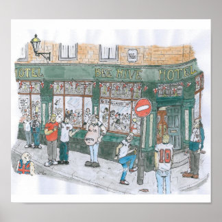 Póster Beehive NEWCASTLE 1990