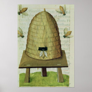 Póster Beehive y abejas