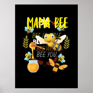 Póster Beekeeper Art Mama Bee