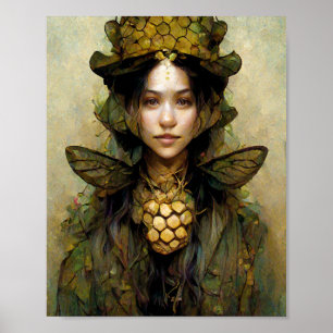 Póster Beekeeper Fae Fantasy Art Poster